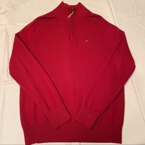 Tommy Hilfiger Men’s 1/4 zip Sweater Sz M.